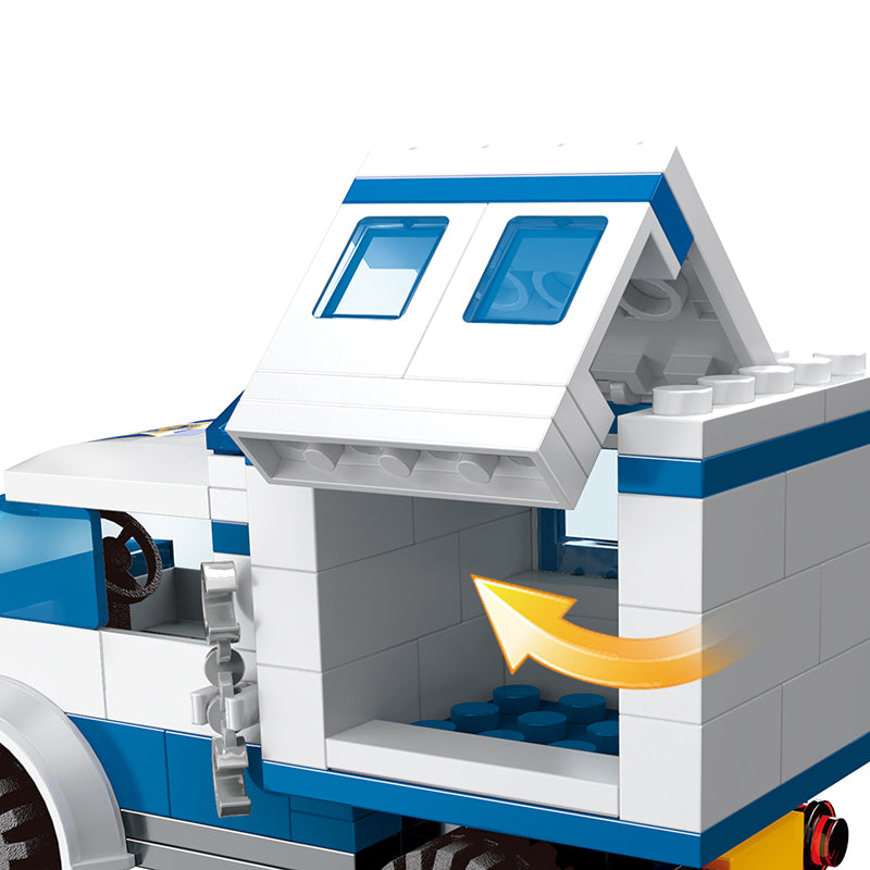 COGO 368PCS City Police Car Building Block Toy
