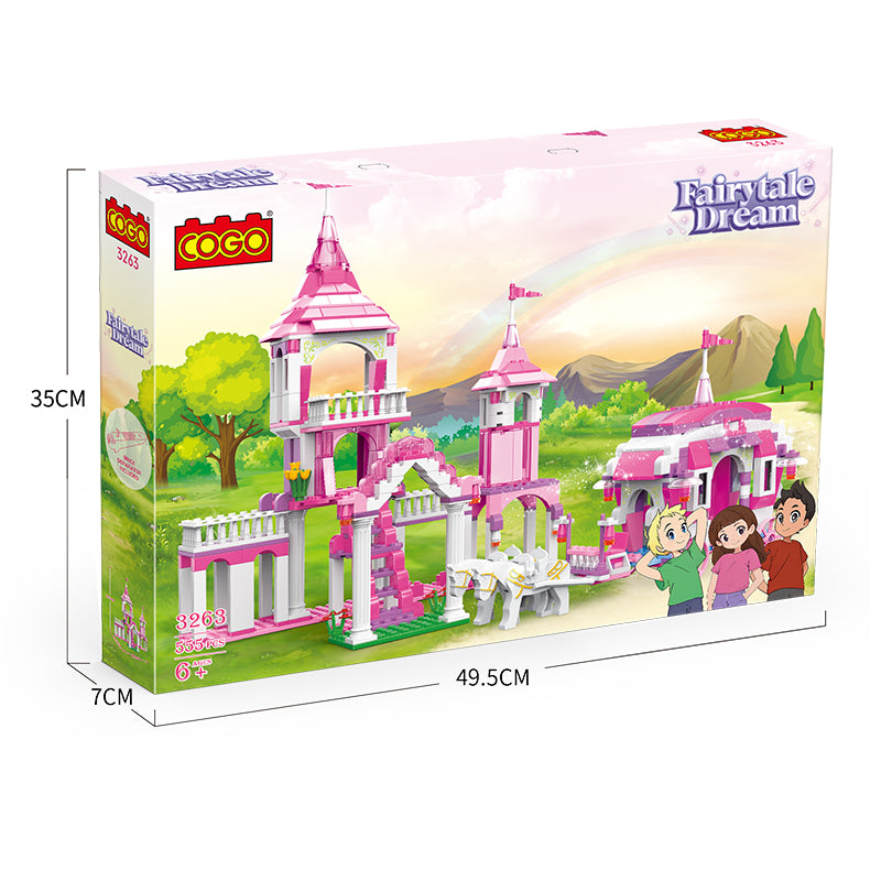 COGO 555PCS Princess Building Block Toys
