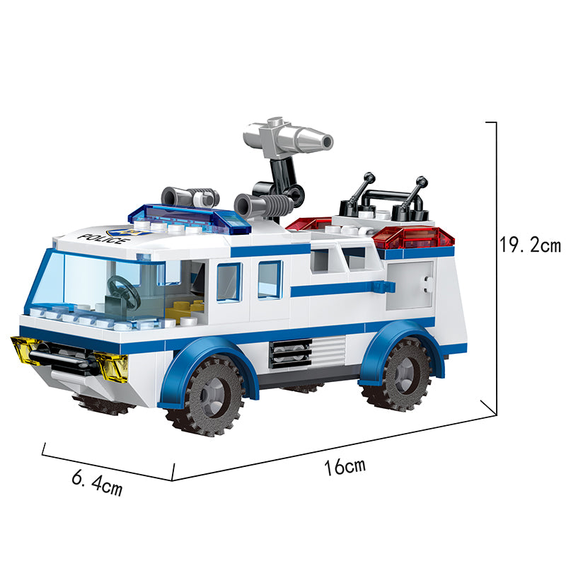 COGO 368PCS City Police Car Building Block Toy