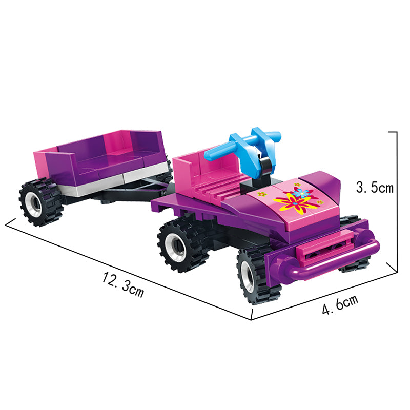 COGO 191PCS Girls Beach Building Block Toy