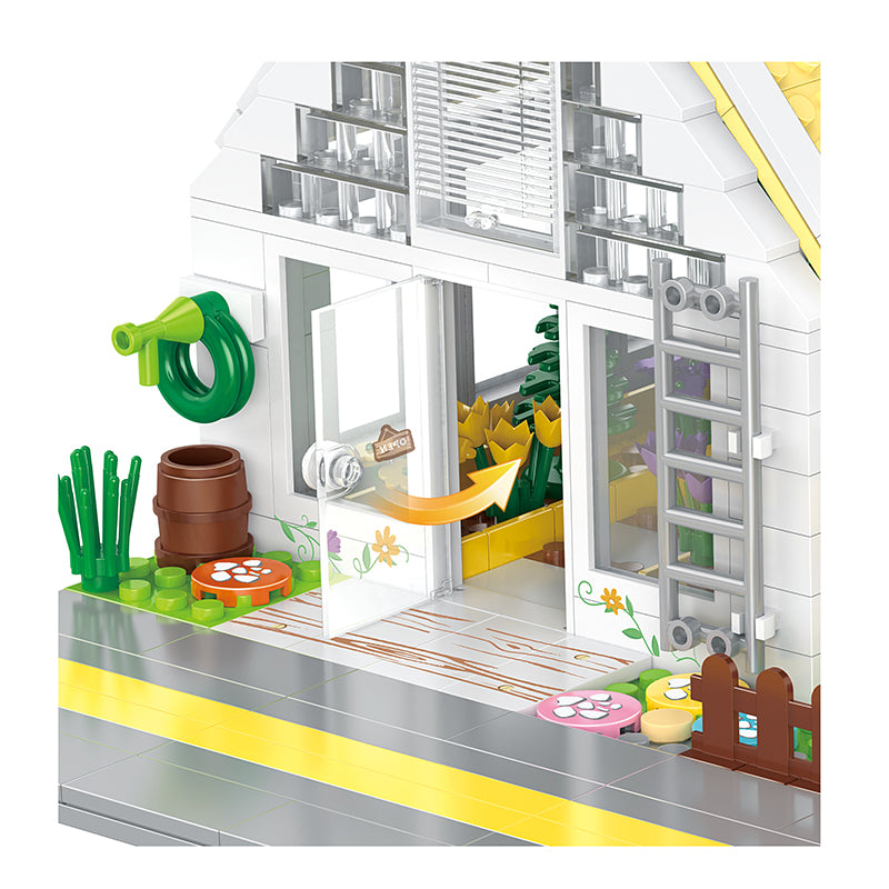 COGO 590PCS Farm Garden Greenhouse Building Block Toy
