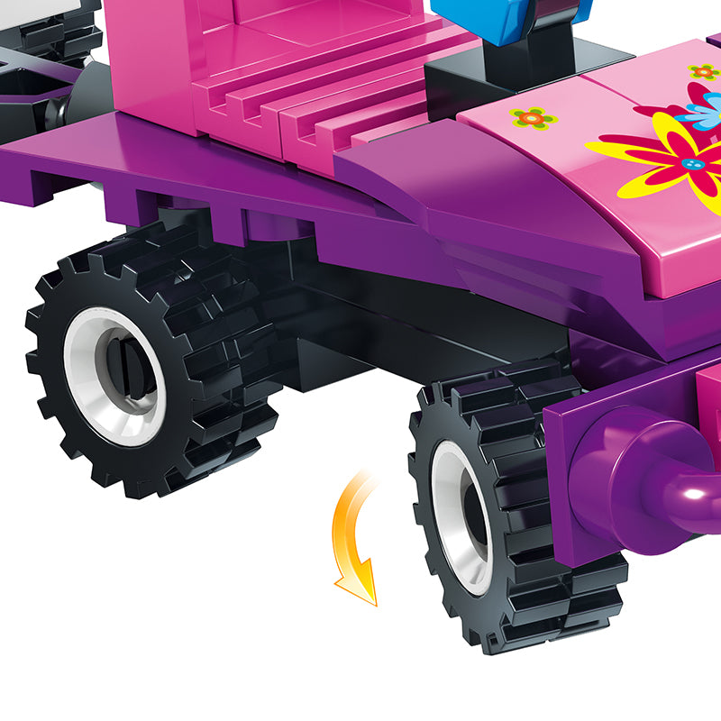COGO 191PCS Girls Beach Building Block Toy