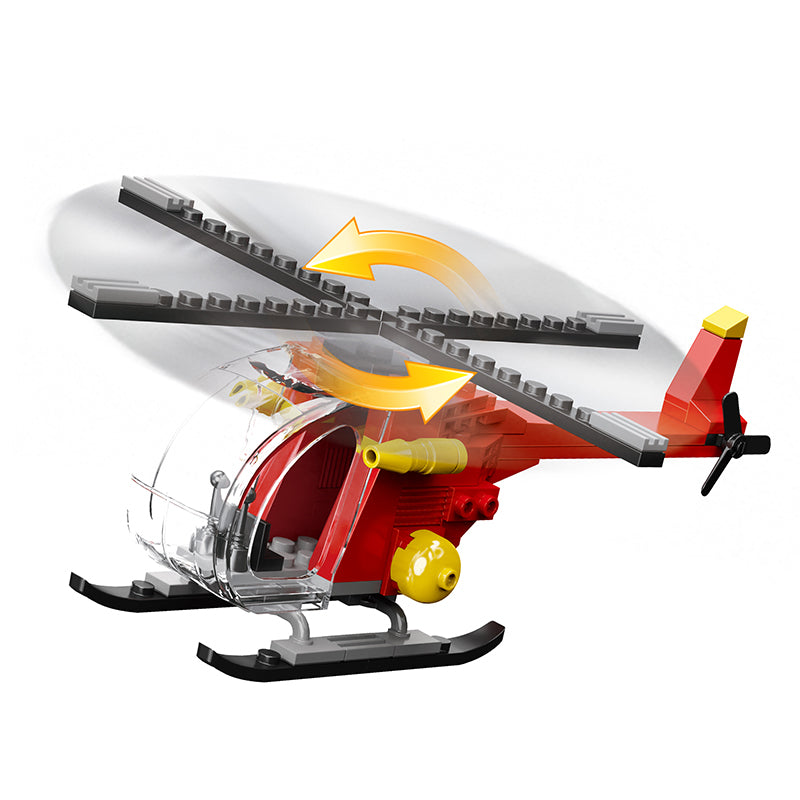 COGO 862PCS Fire And Fire Department Building Block Toys