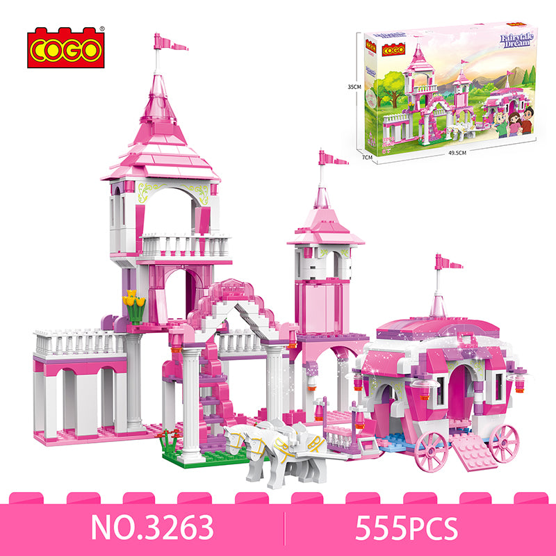 COGO 555PCS Princess Building Block Toys