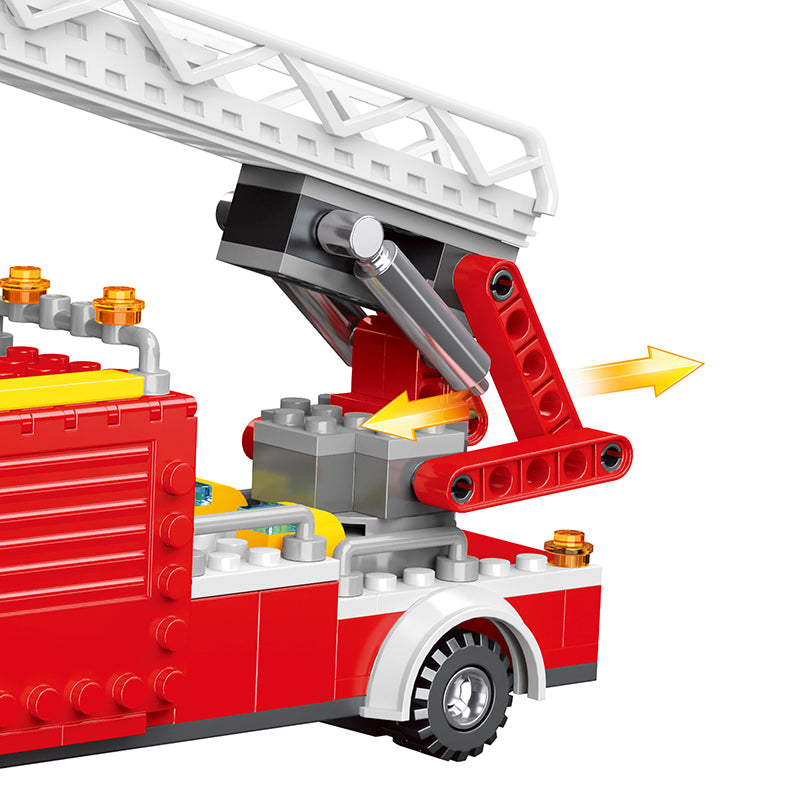COGO 414PCS Fire Fire Rescue Vehicle Building Block Toys