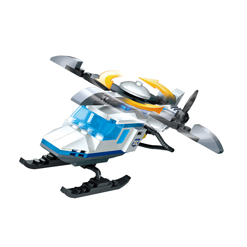 COGO 644PCS City Marine Police Wharf Set Building Block Toy