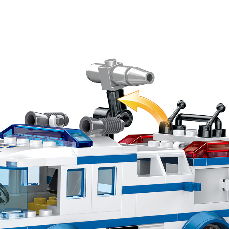 COGO 368PCS City Police Car Building Block Toy
