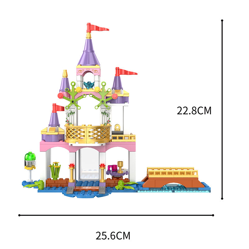 COGO 191PCS Girls Castle Building Block Toy