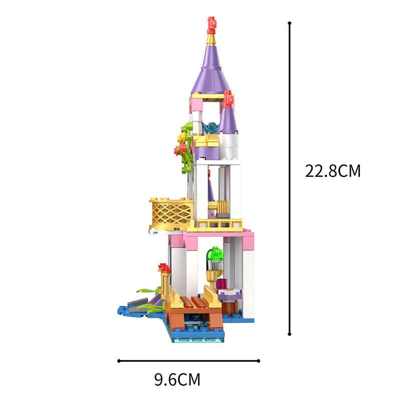 COGO 191PCS Girls Castle Building Block Toy