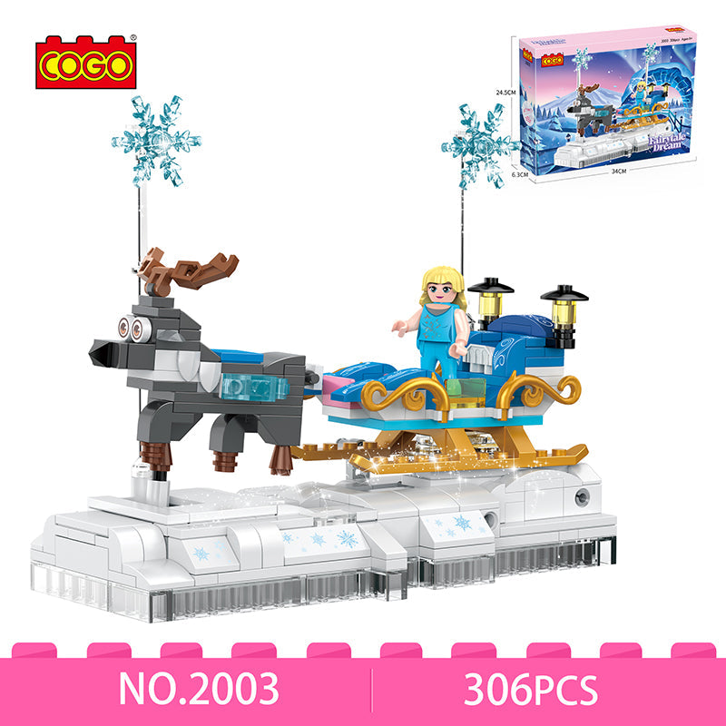 COGO 306PCS 女孩积木玩具