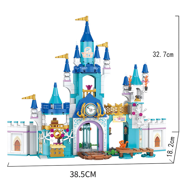 COGO 644PCS Girls Castle Building Block Toy