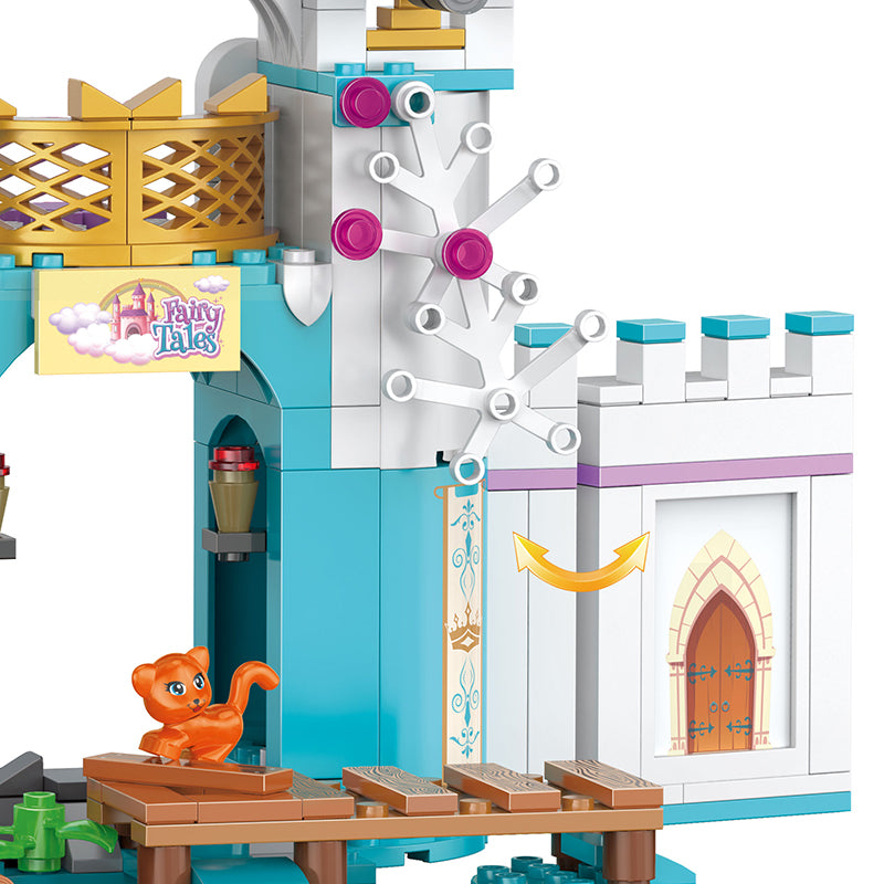 COGO 644PCS Girls Castle Building Block Toy