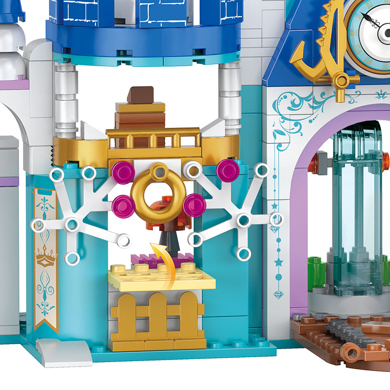COGO 644PCS Girls Castle Building Block Toy