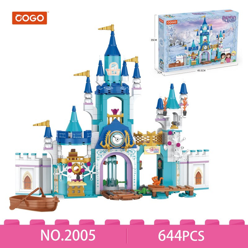 COGO 644PCS Girls Castle Building Block Toy