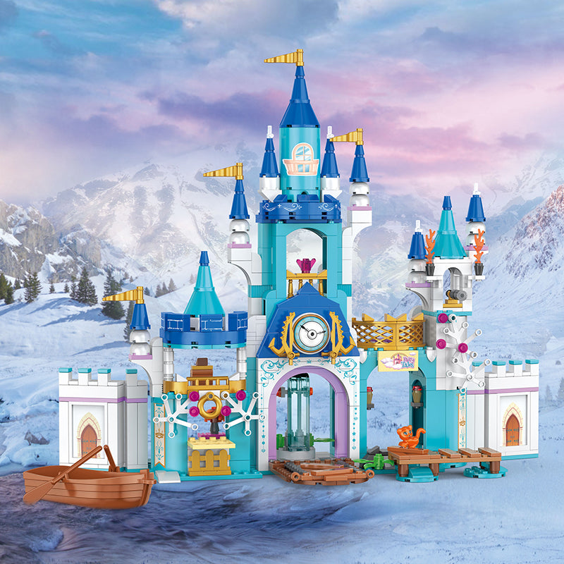 COGO 644PCS Girls Castle Building Block Toy