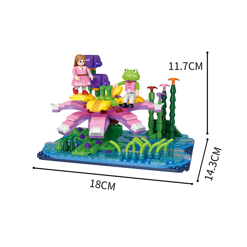 COGO 365PCS World Fairytale Dream Series Girls Building Blocks Toys