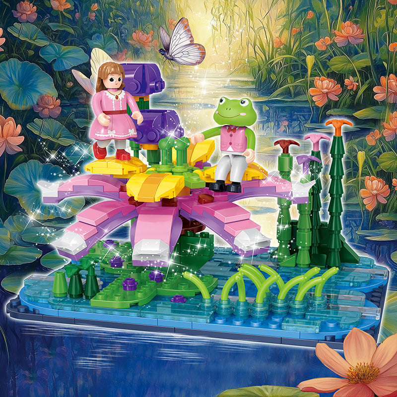 COGO 365PCS World Fairytale Dream Series Girls Building Blocks Toys