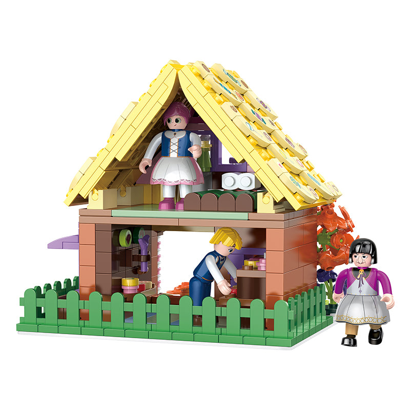 COGO 449PCS World Fairytale Dream Series Candy House Building Blocks Toys