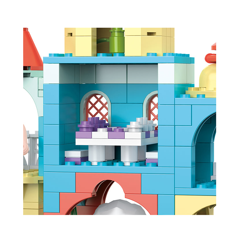 COGO 359PCS Ocean Scenery Series Secret Pearl Castle Building Blocks Toys