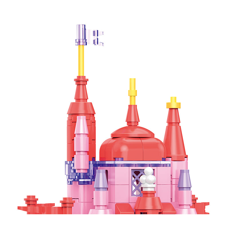 COGO 385PCS Ocean Scenery Series Coral Citadel Building Blocks Toys