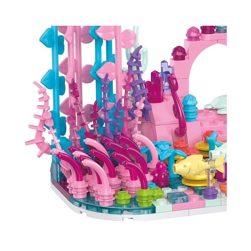 COGO 345PCS Ocean Scenery Series Fairy Coral Wonderland Building Blocks Toys