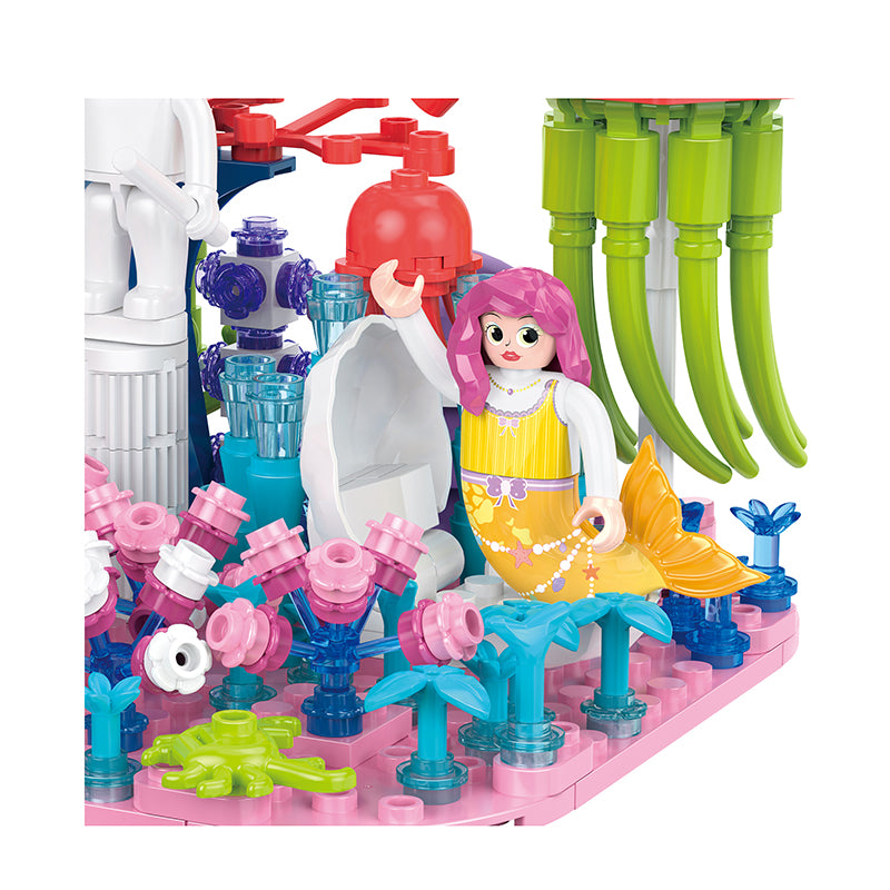 COGO 398PCS Ocean Scenery Series Fairy Coral Grove Building Blocks Toys