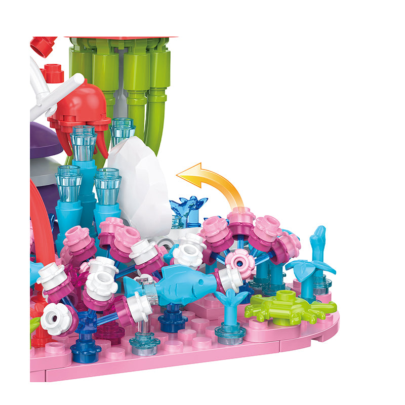 COGO 398PCS Ocean Scenery Series Fairy Coral Grove Building Blocks Toys