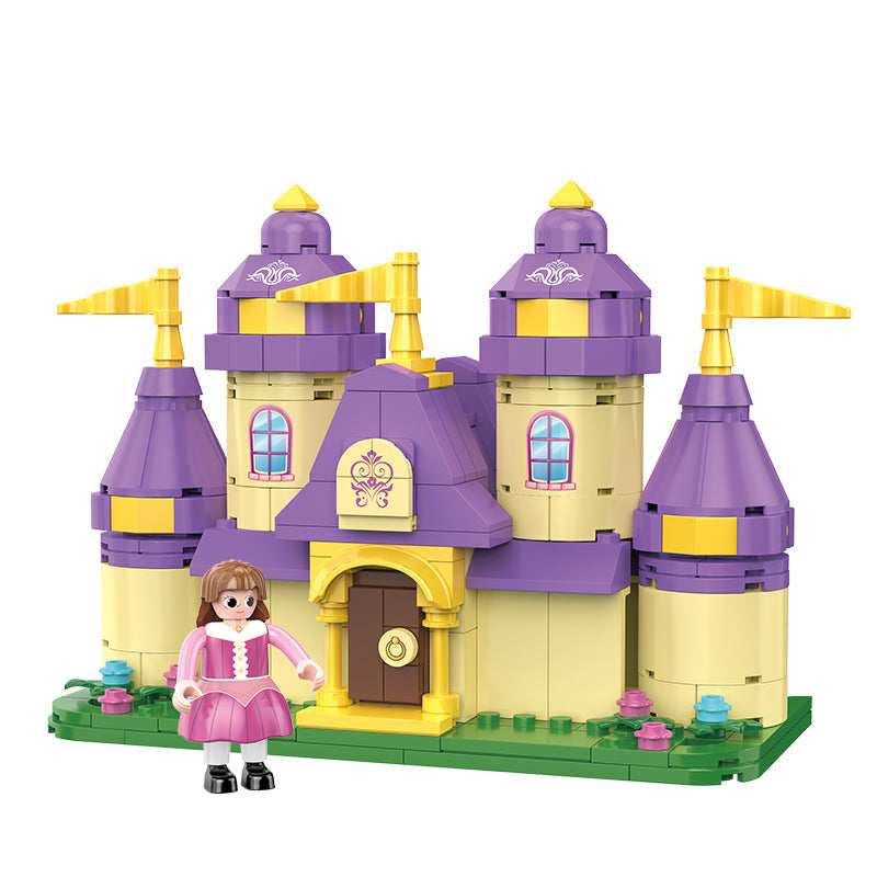 COGO 306PCS Fairytale Mini Cottage Castle Building Blocks Toys