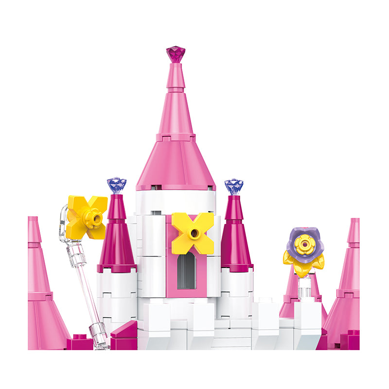 COGO 502PCS Fairytale Flower Castle Building Blocks Toys