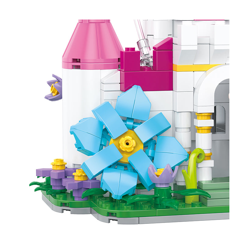 COGO 502PCS Fairytale Flower Castle Building Blocks Toys
