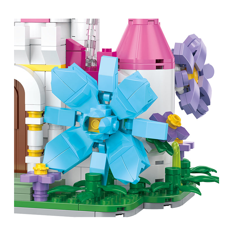 COGO 502PCS Fairytale Flower Castle Building Blocks Toys