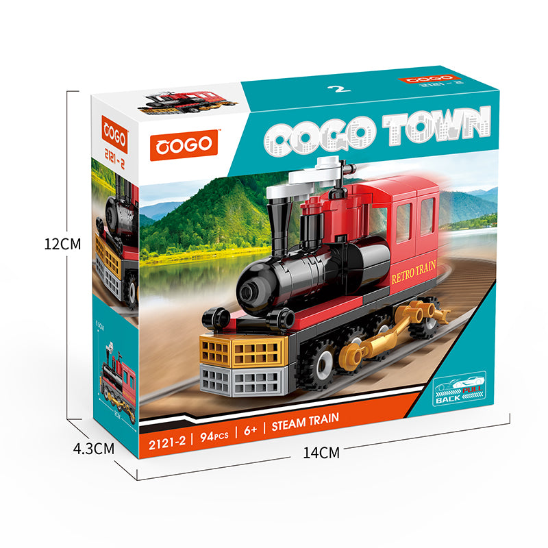 COGO Eight Mini City Car Building Block Toys