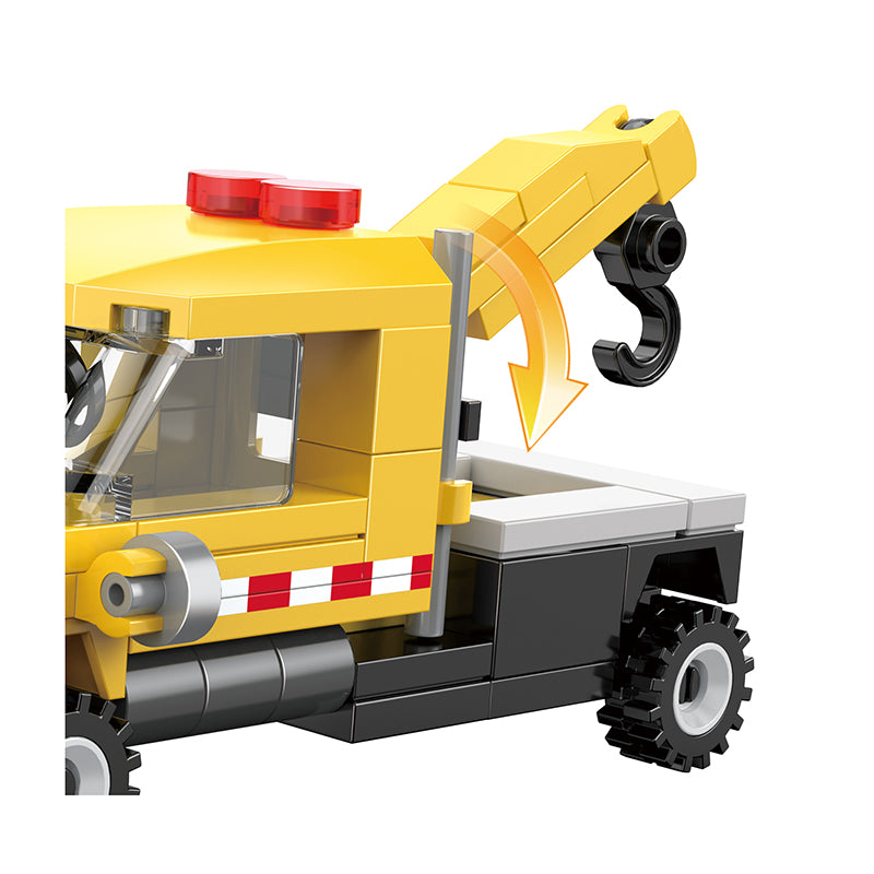 COGO Eight Mini City Car Building Block Toys