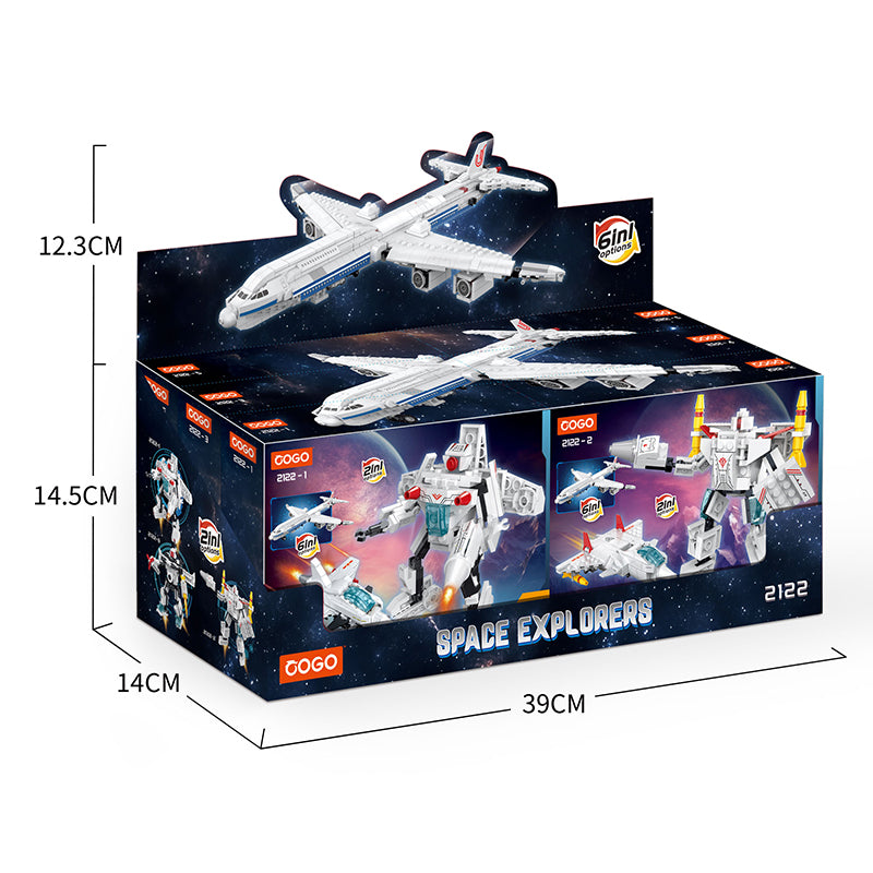 COGO Six Changeable Set Building Block Toys