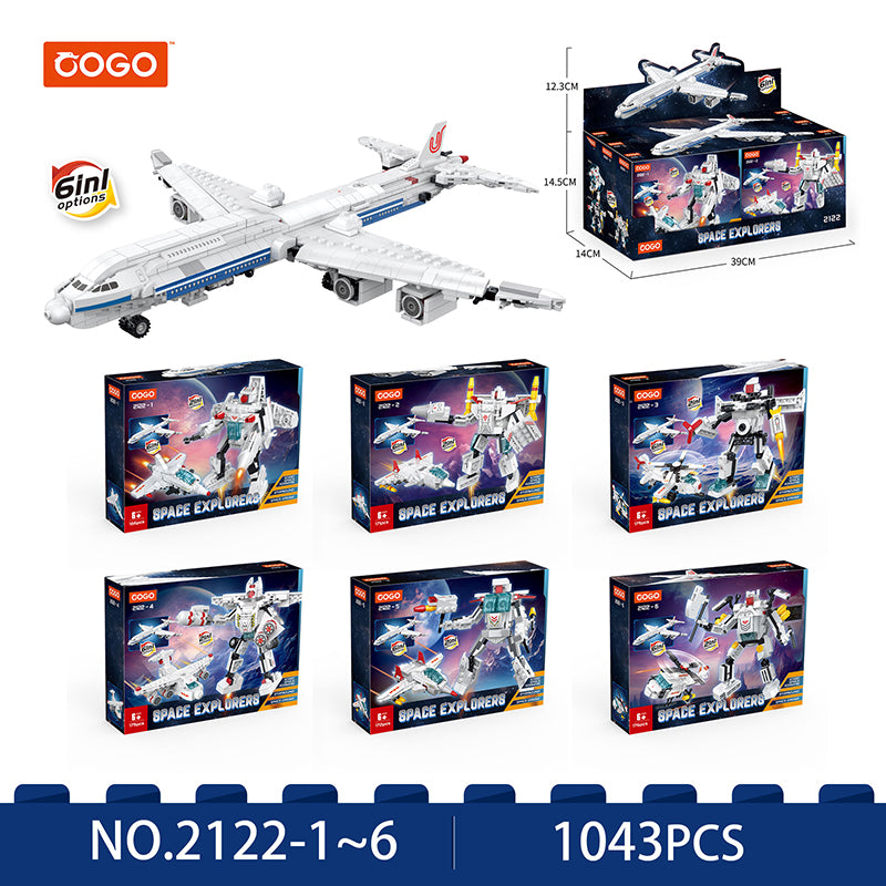 COGO Six Changeable Set Building Block Toys