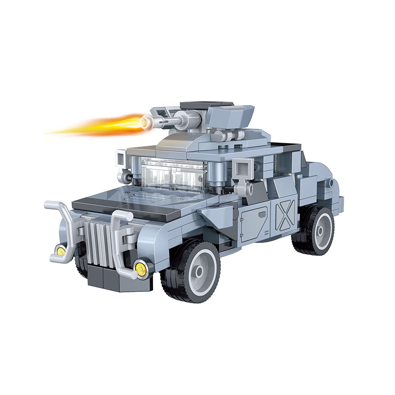COGO 324PCS Creative Player Transformation Military Series Building Blocks Toys