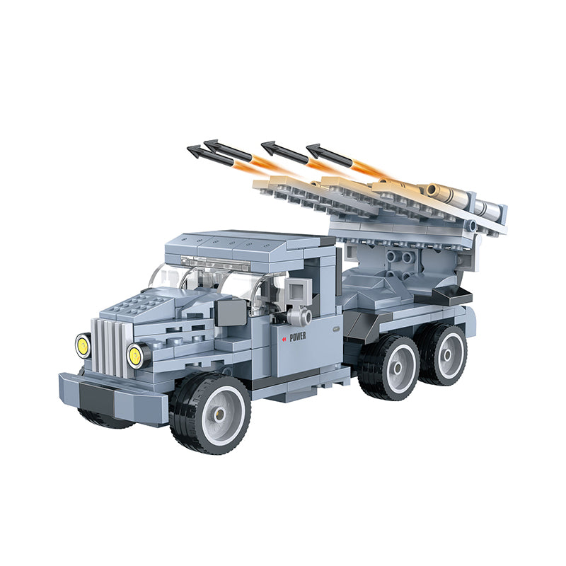 COGO 324PCS Creative Player Transformation Military Series Building Blocks Toys