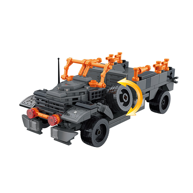 COGO 325PCS Creative Player Transformation Military Series Building Blocks Toys