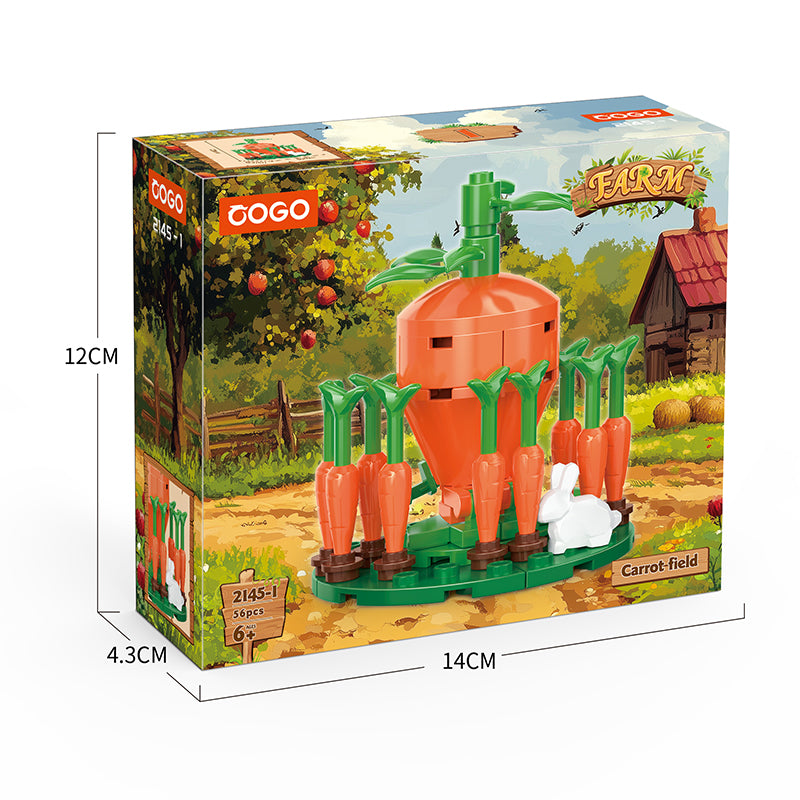 COGO 452PCS Creative Eight Style Farms Building Blocks Toys