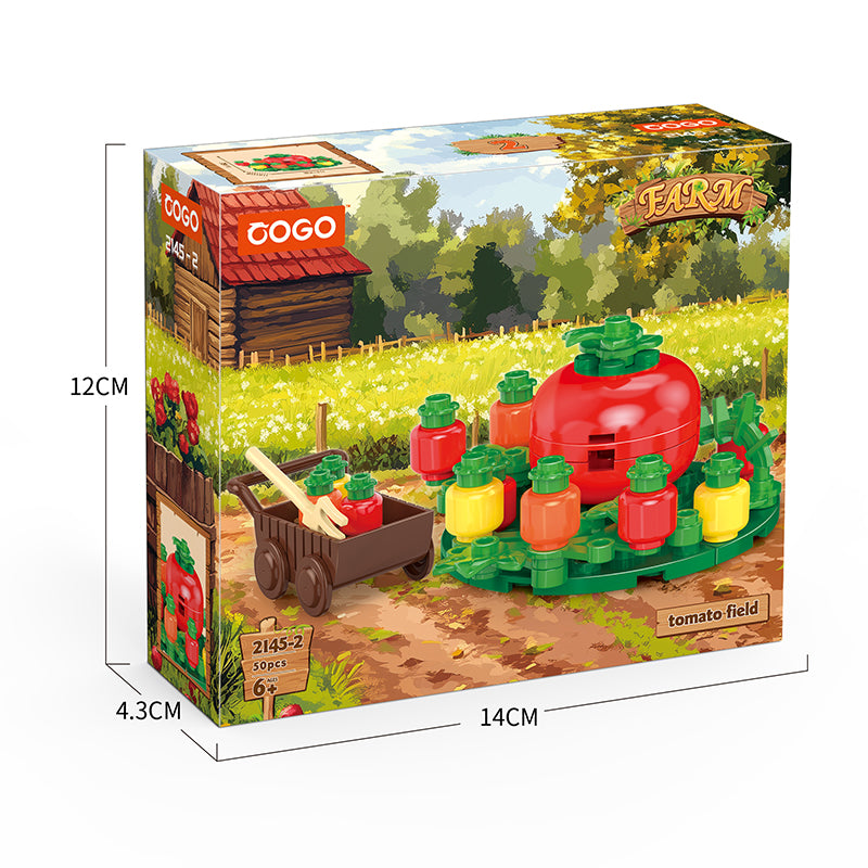 COGO 452PCS Creative Eight Style Farms Building Blocks Toys