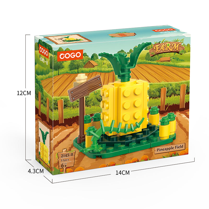 COGO 452PCS Creative Eight Style Farms Building Blocks Toys