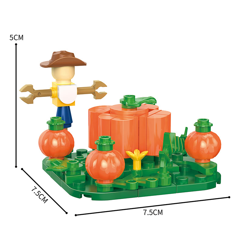 COGO 452PCS Creative Eight Style Farms Building Blocks Toys