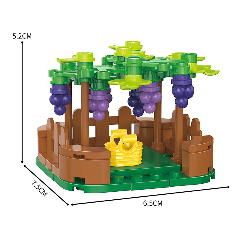 COGO 452PCS Creative Eight Style Farms Building Blocks Toys