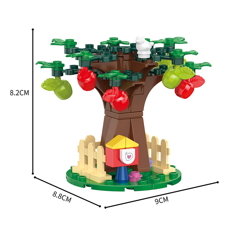 COGO 452PCS Creative Eight Style Farms Building Blocks Toys