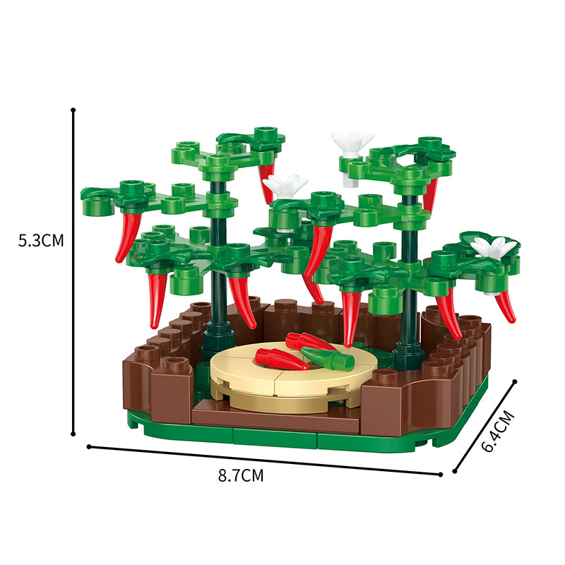COGO 452PCS Creative Eight Style Farms Building Blocks Toys
