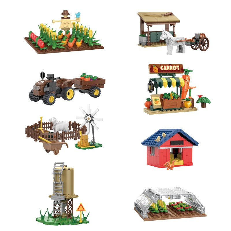 COGO 925PCS Farm Series Building Blocks Toys