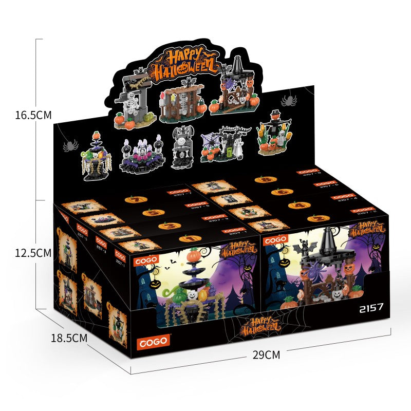 COGO 475PCS Happy Halloween Series Building Blocks Toys