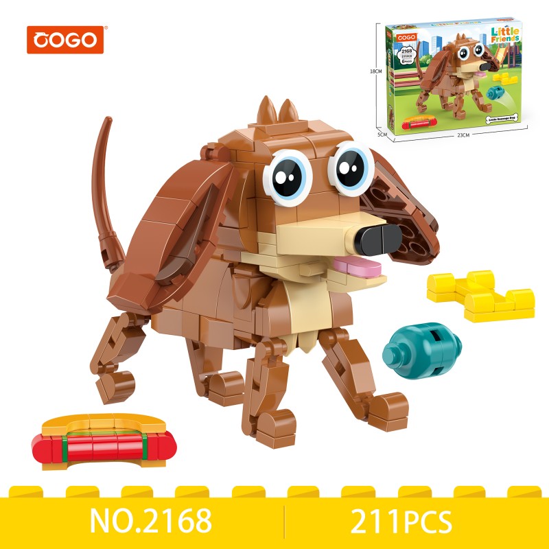 COGO 211PCS Little Friends Series Pet Building Blocks Toys