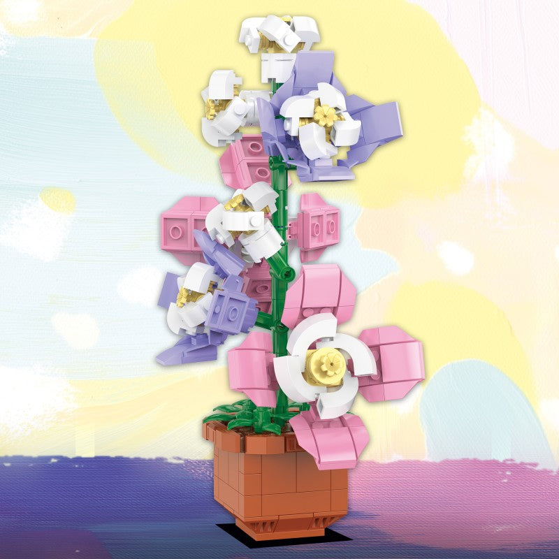 COGO 297PCS The Florist Series Potted Plant Building Blocks Toys