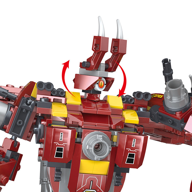 COGO 585PCS Mecha Dinosaur Transformation Building Block Toy